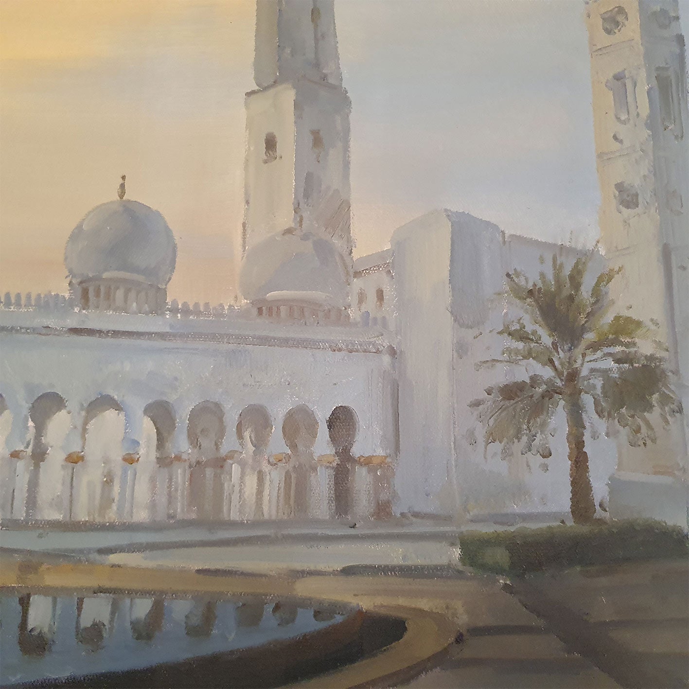 Cuadro Mezquita Sheikh Zayed 122x72 cm