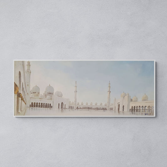 Cuadro Mezquita Sheikh Zayed 120x50 cm