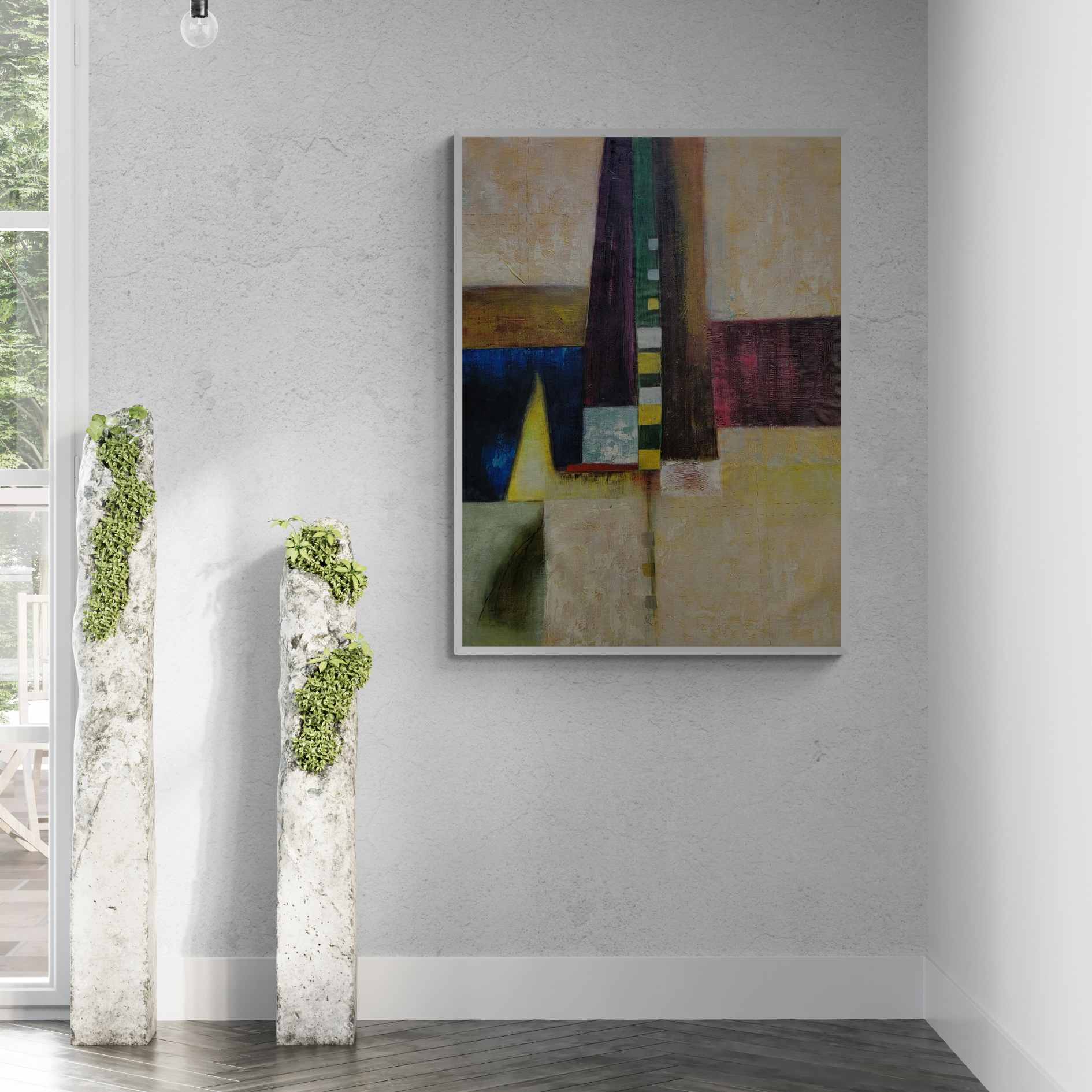 Pintura Abstracta Ronal 120x90 cm