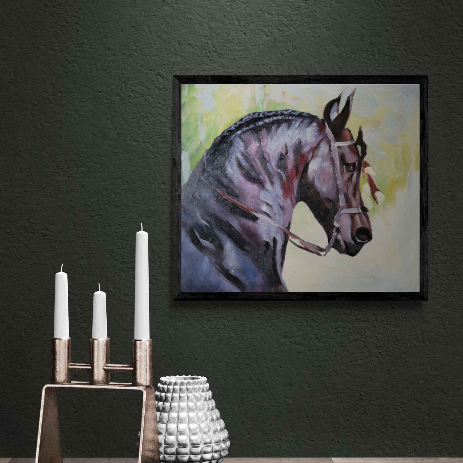 Cuadro Caballo Original II 55x48 cm