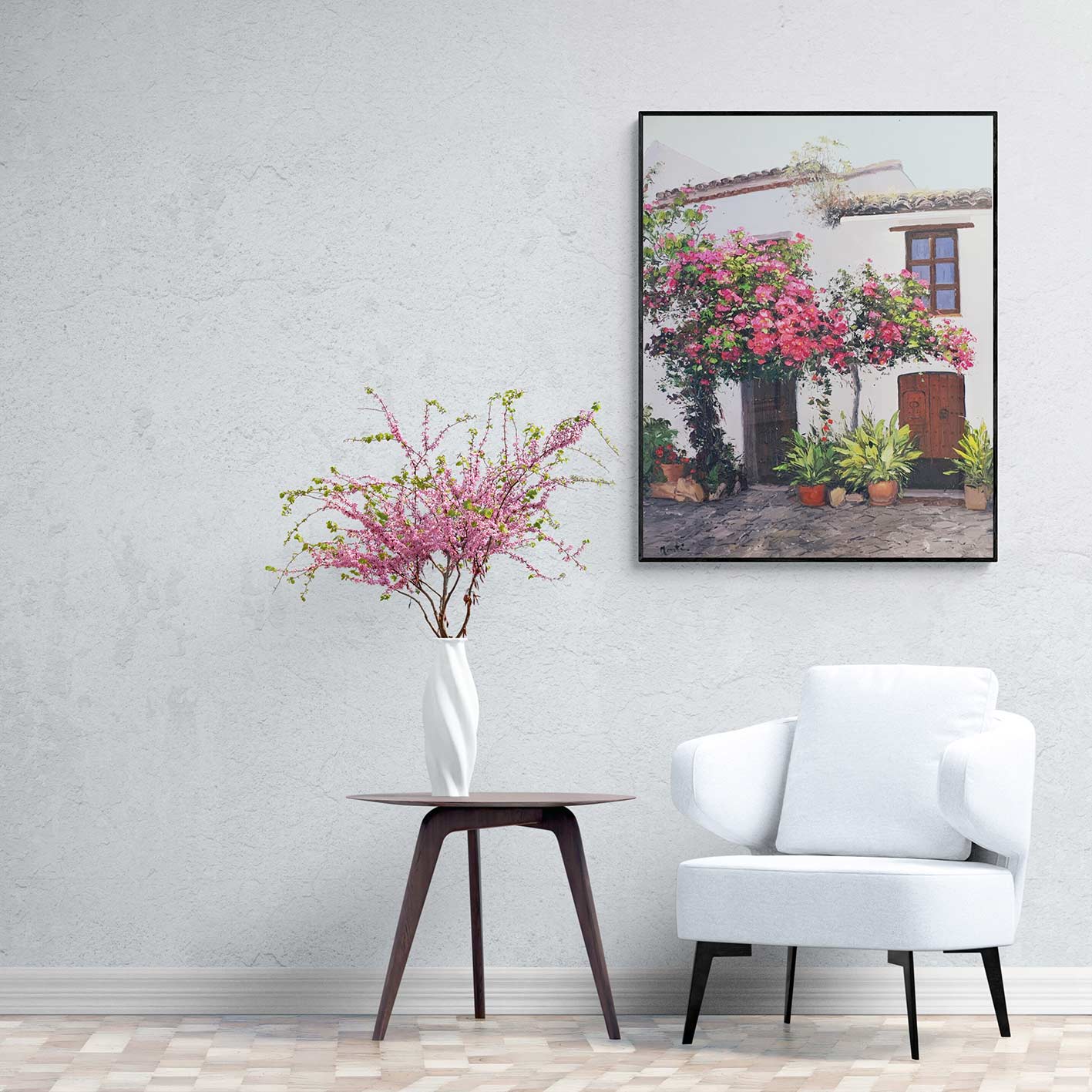 Cuadro Casa en el Pueblo 82x101 cm