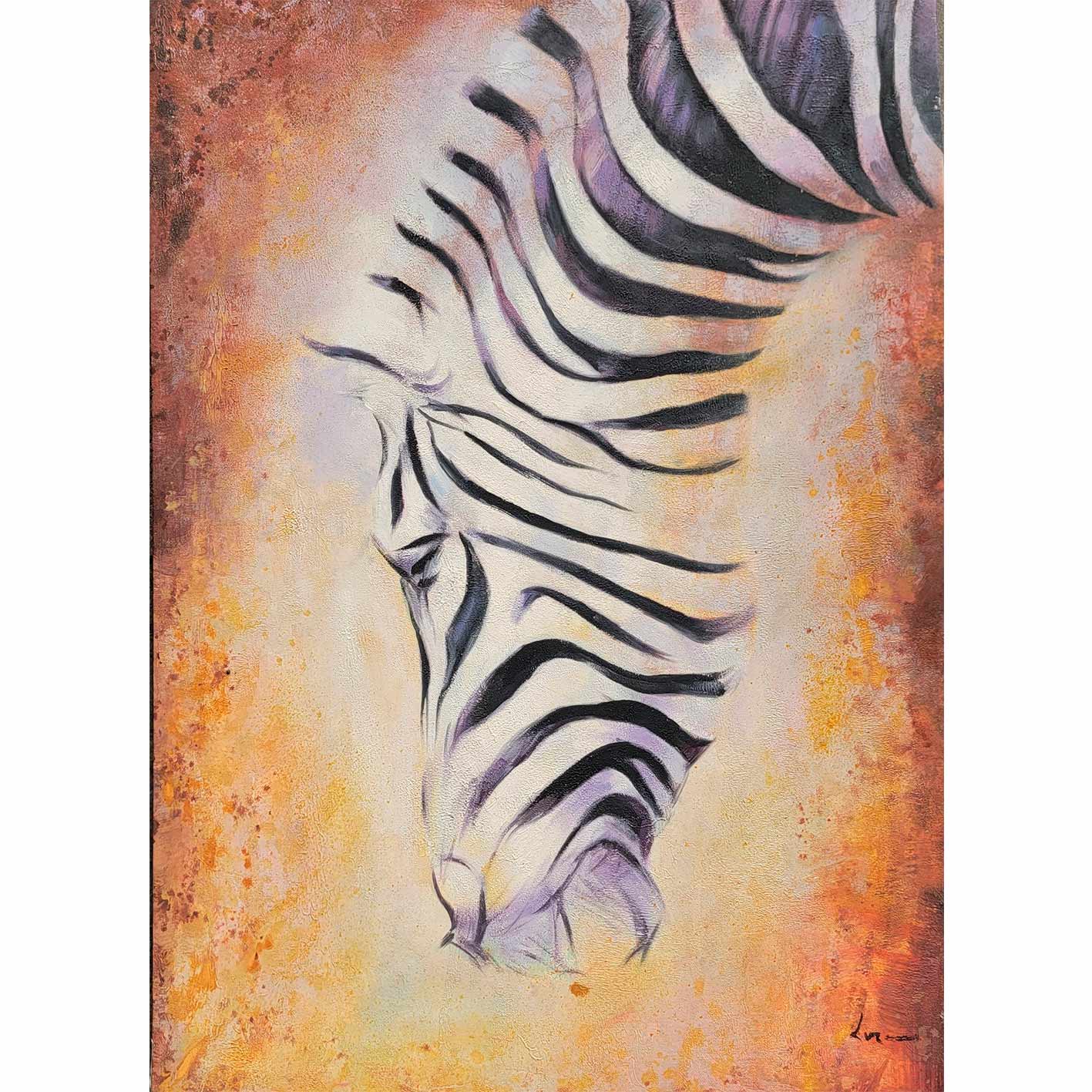 Pintura Cebra Modern 69x97 cm