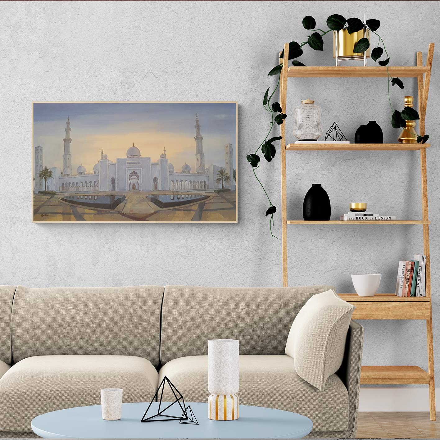 Cuadro Mezquita Sheikh Zayed 122x72 cm