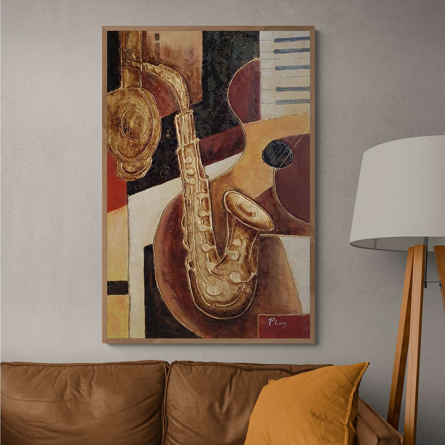 Pintura Instrumentos 60x90 cm