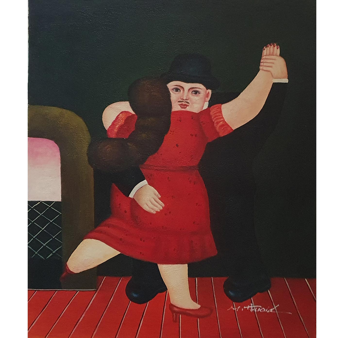 Cuadro Triptico Botero 50x60 cm [3 piezas]