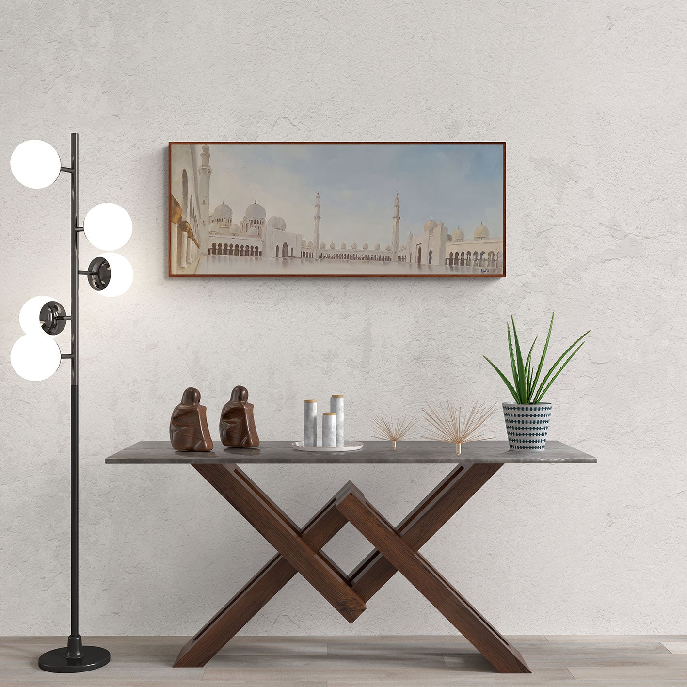 Cuadro Mezquita Sheikh Zayed 120x50 cm