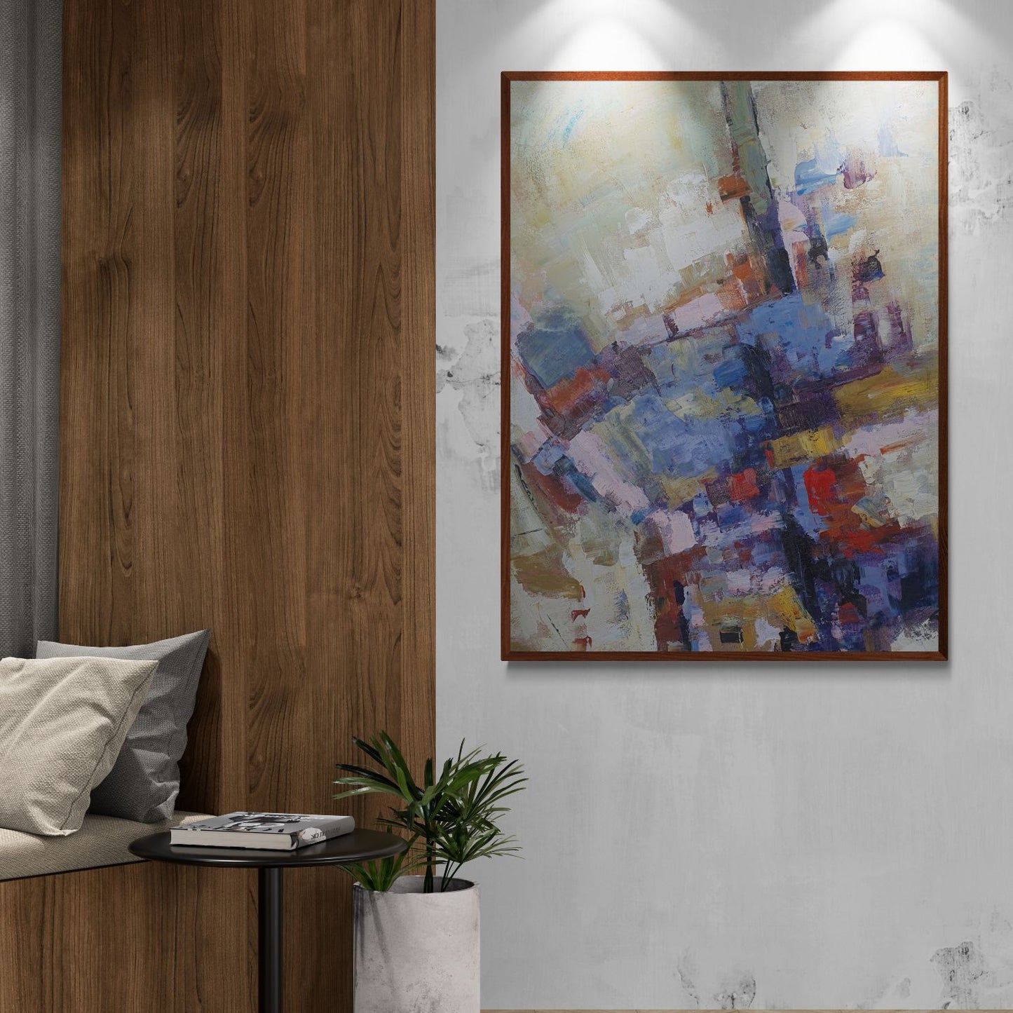 Pintura Abstracta Gema 90x120 cm