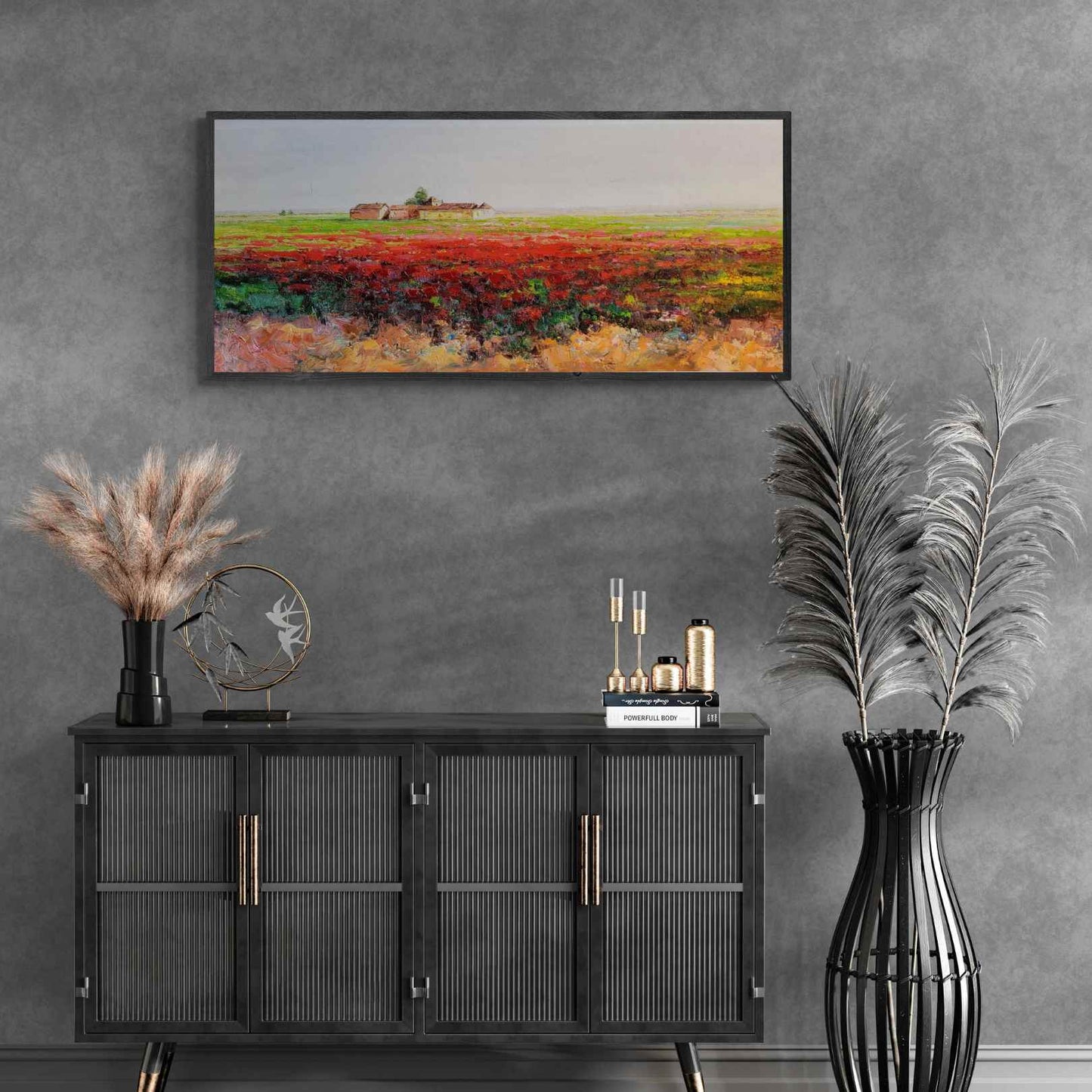 Pintura el Campo de Amapolas 130