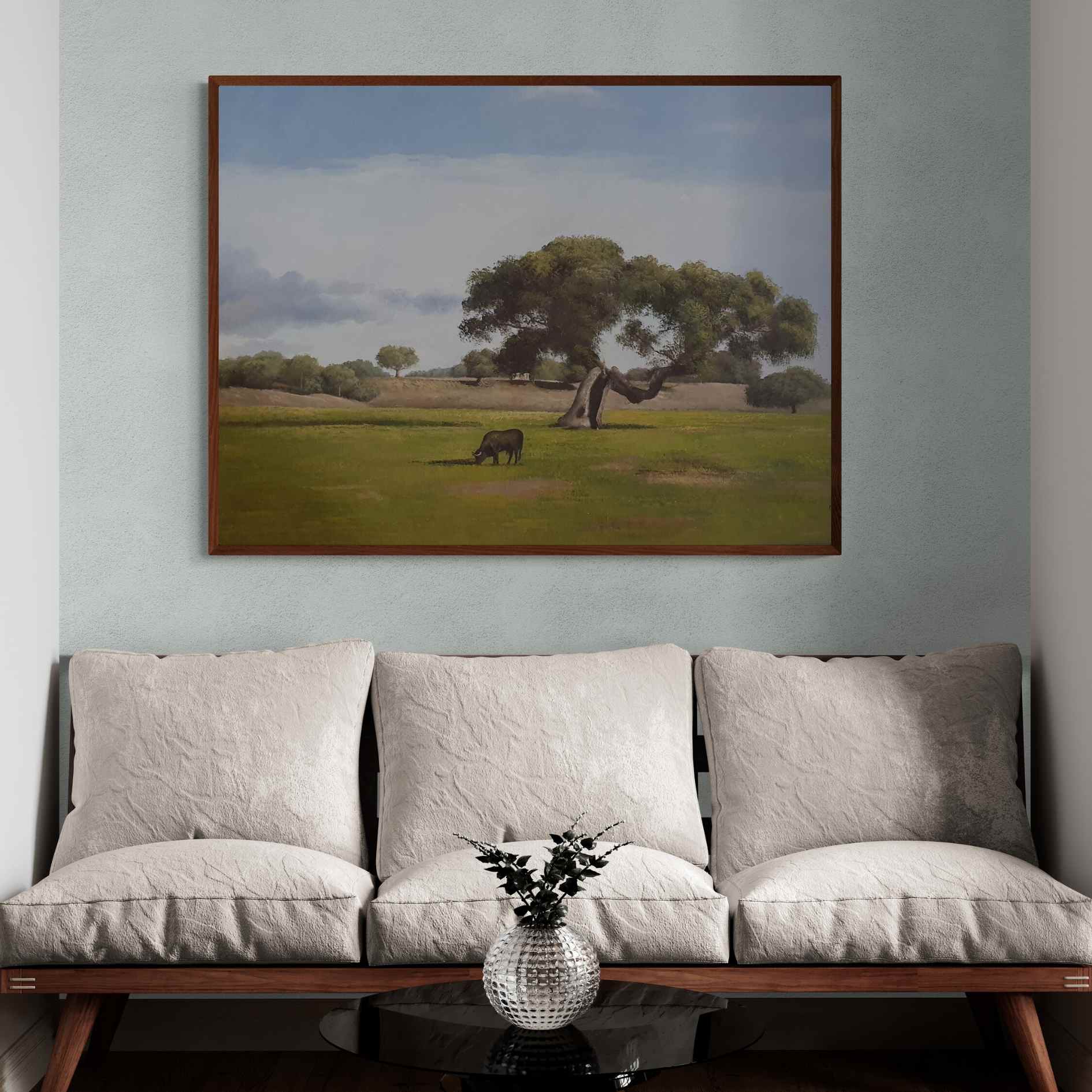 Cuadro Toro Bravo Encina 115x85 cm