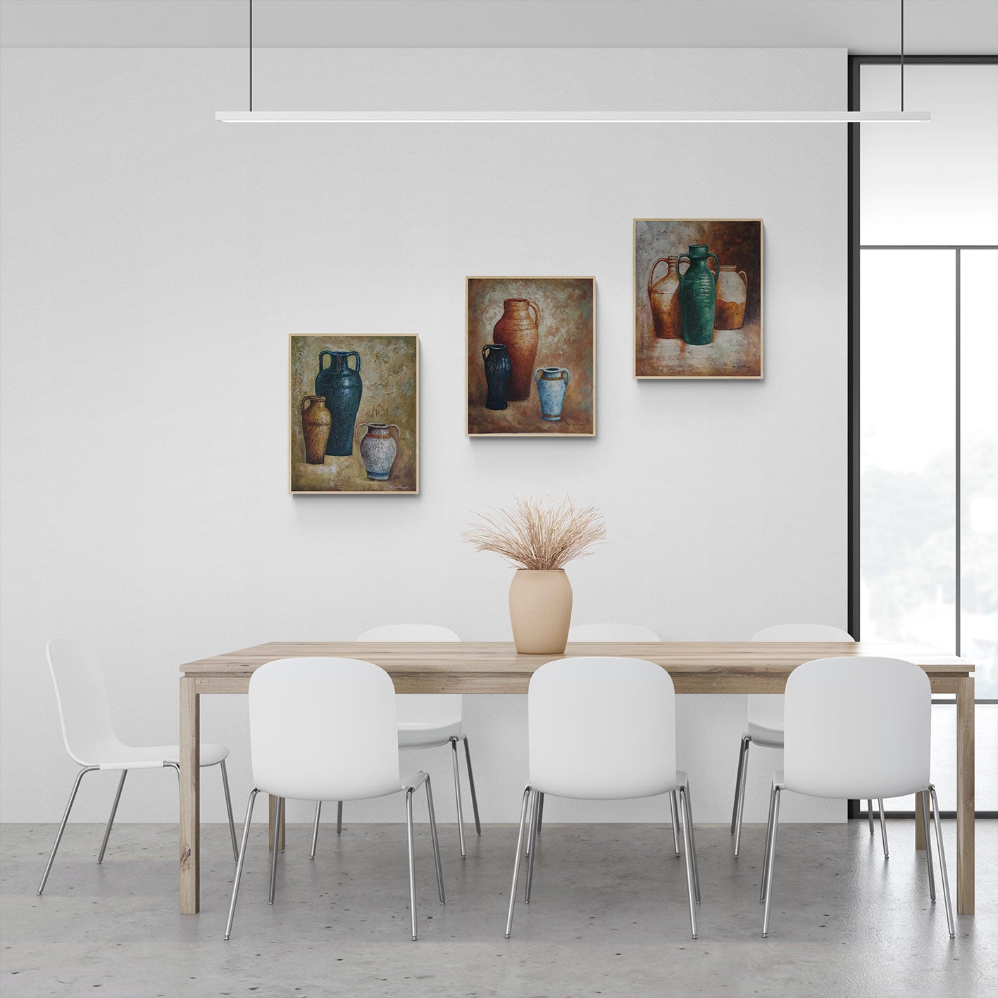 Cuadro Triptico Ceramicas 50x60 cm [3 piezas]