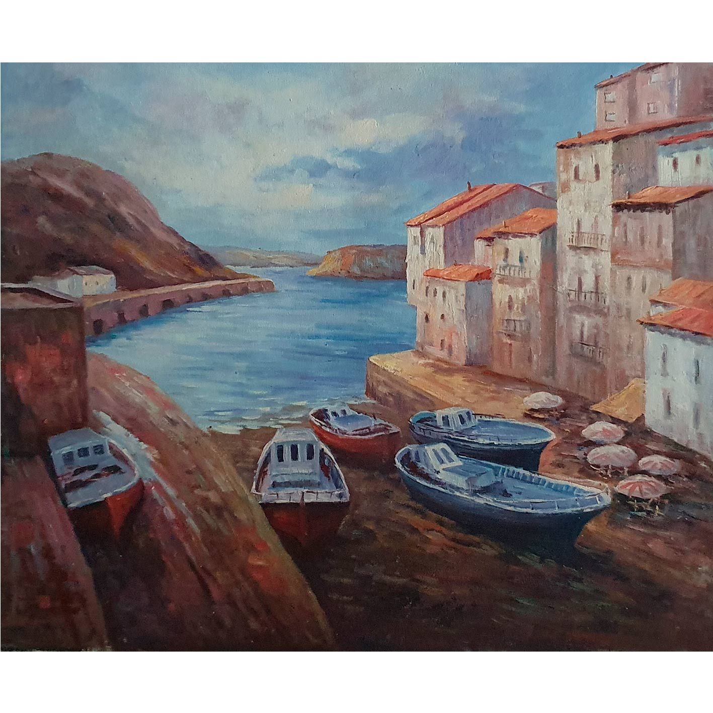 Arte náutico pintado a mano – Decoración con inspiración pesquera
