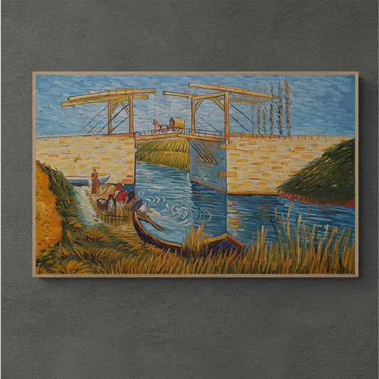 The Langlois Bridge at Arles with Women Washing