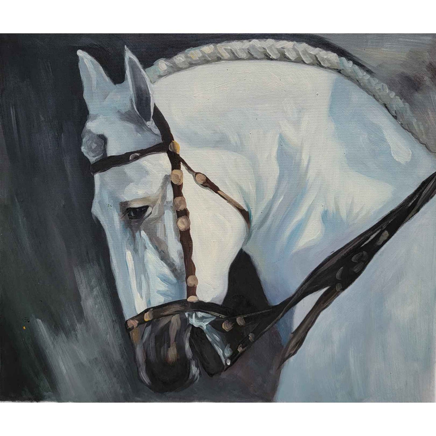 Cuadro Caballo Original III 55x48 cm