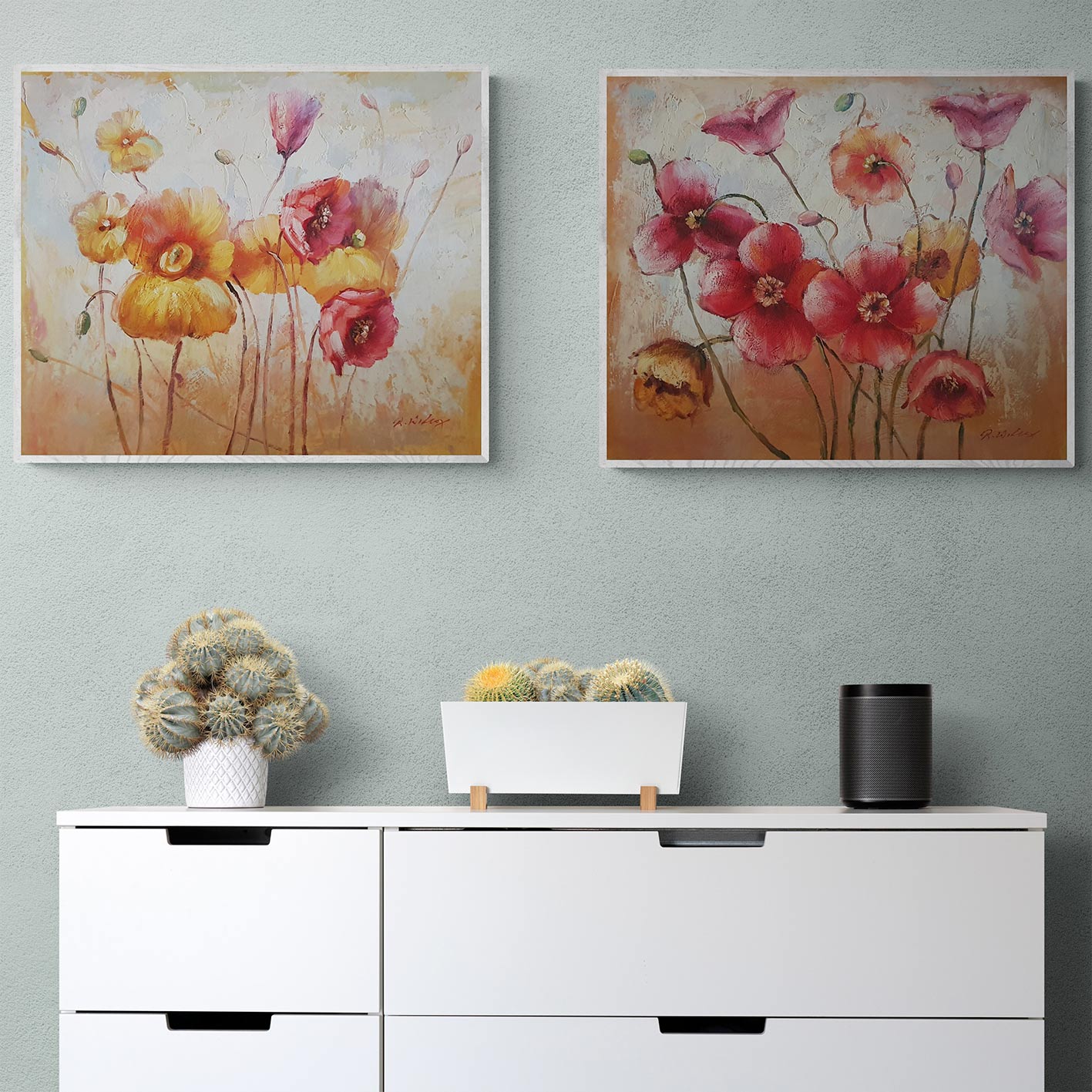 Cuadro Díptico Primavera  50X60 cm [2 piezas]