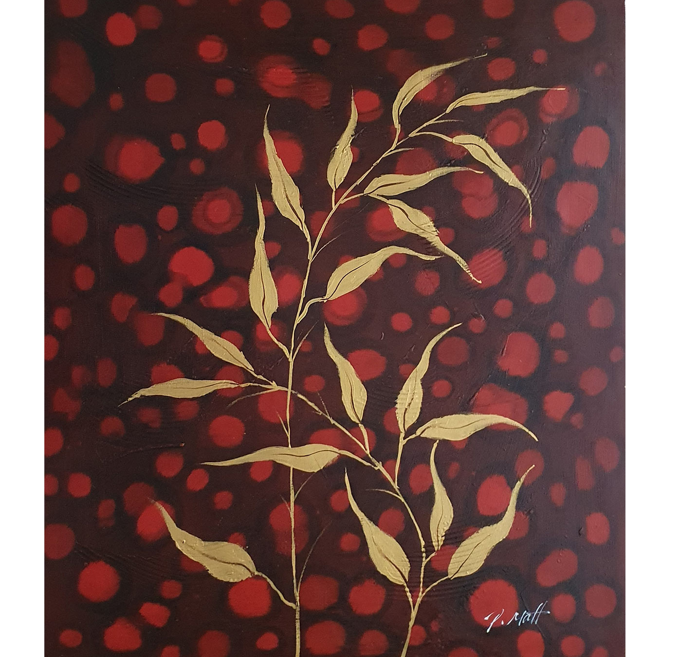 Cuadro Triptico Ramas Decorativas 50x60 cm [3 piezas]