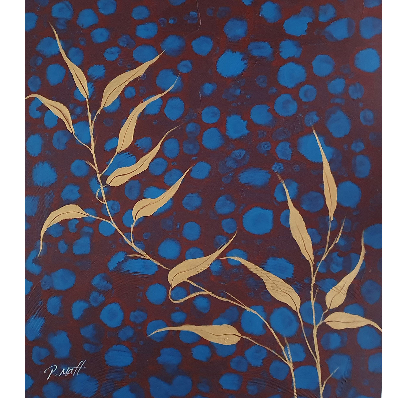 Cuadro Triptico Ramas Decorativas 50x60 cm [3 piezas]
