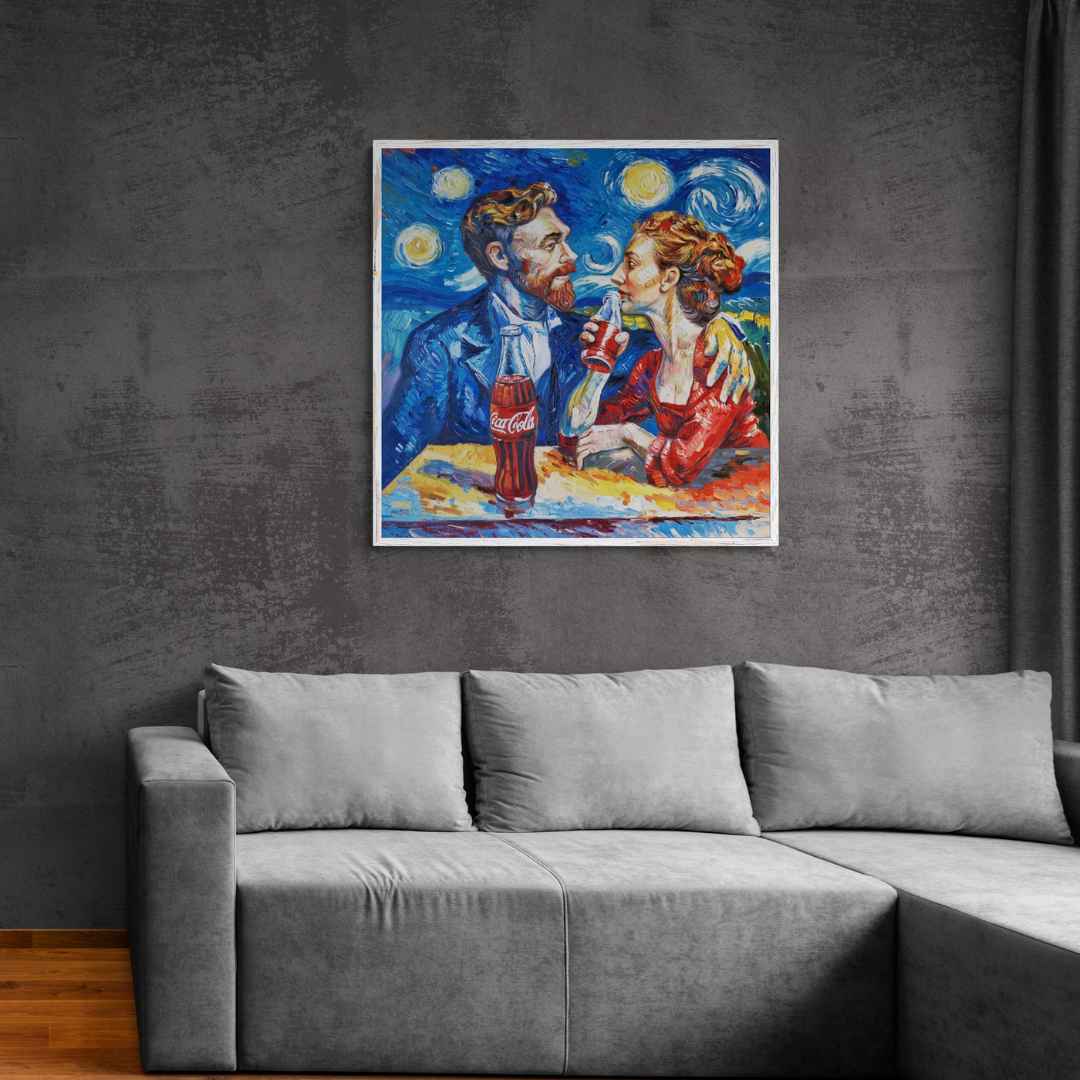 Cuadro al óleo moderno