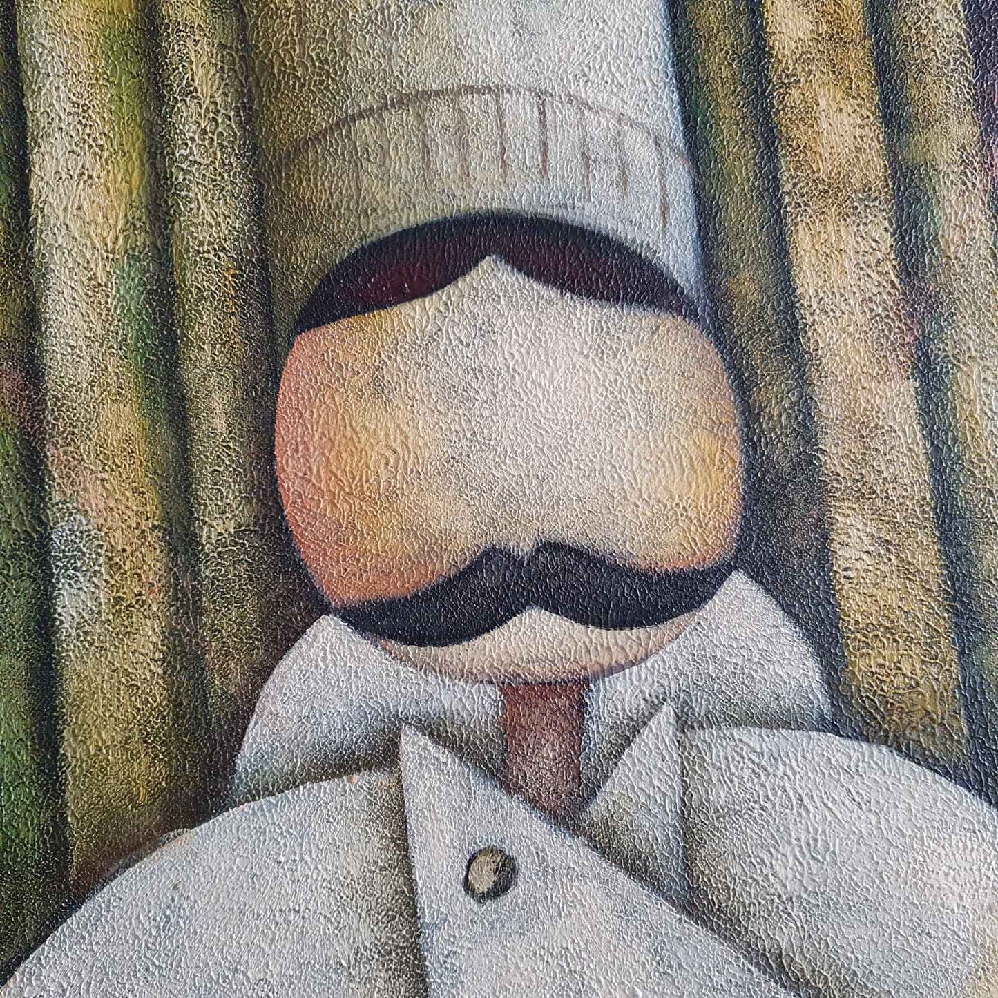 Cuadro en lienzo con chef y camareros para decoracion de pared