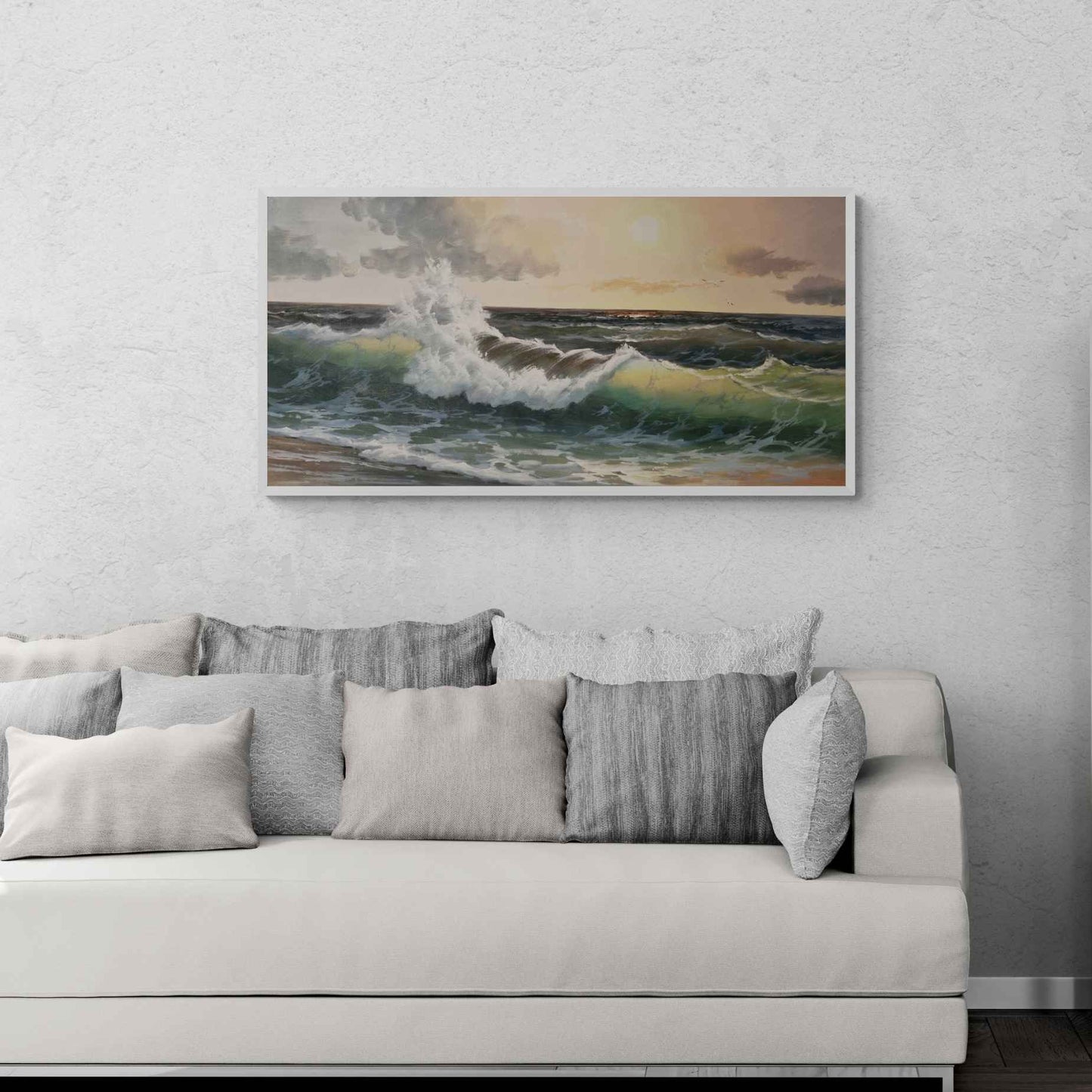 Pintura Mar Bravo 120x60 cm