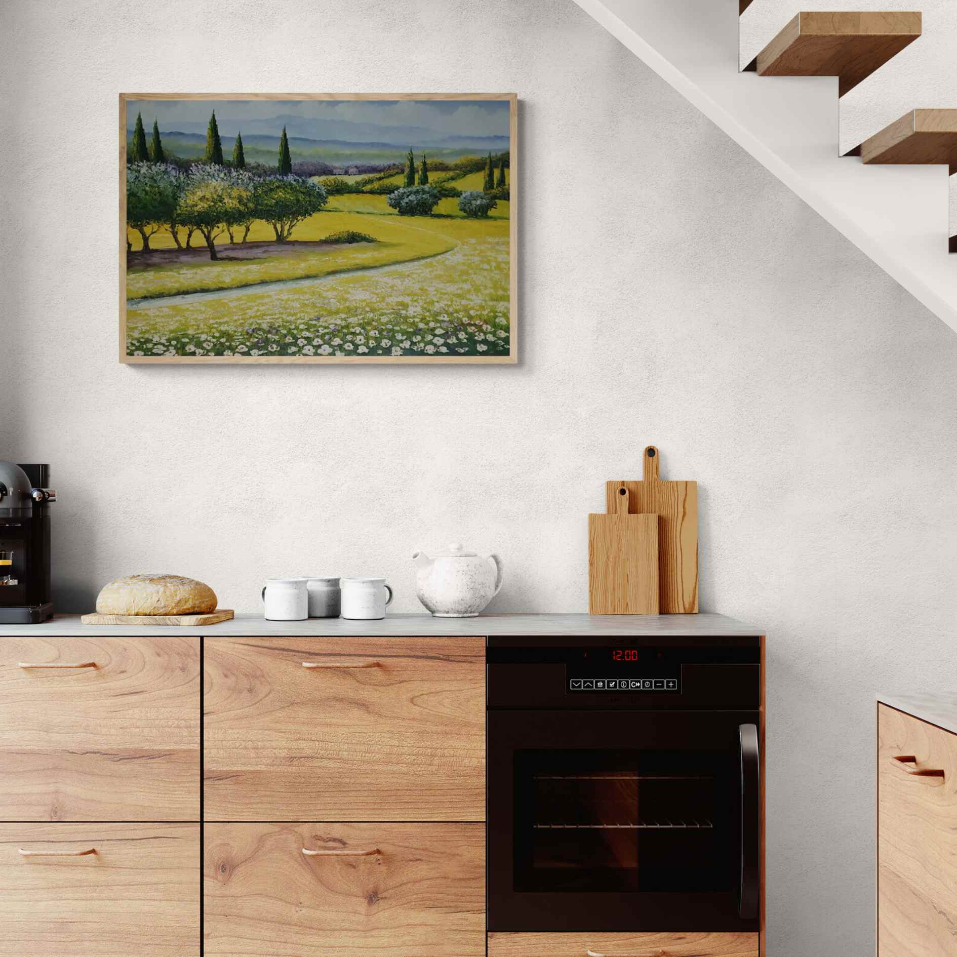 Lienzo decorativo de paisaje natural soleado