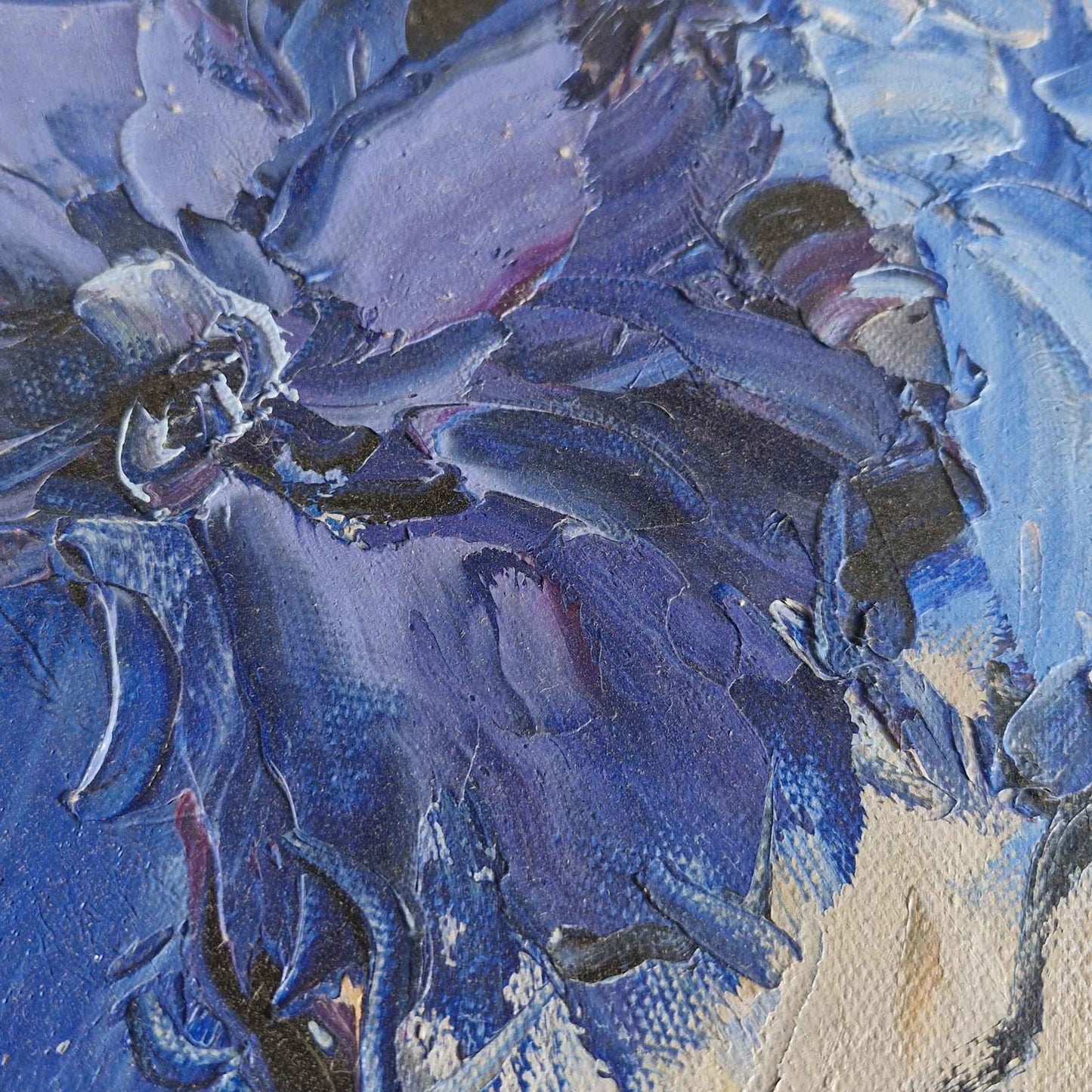 Explosión Floral en Aceite cuadro pintado a mano 