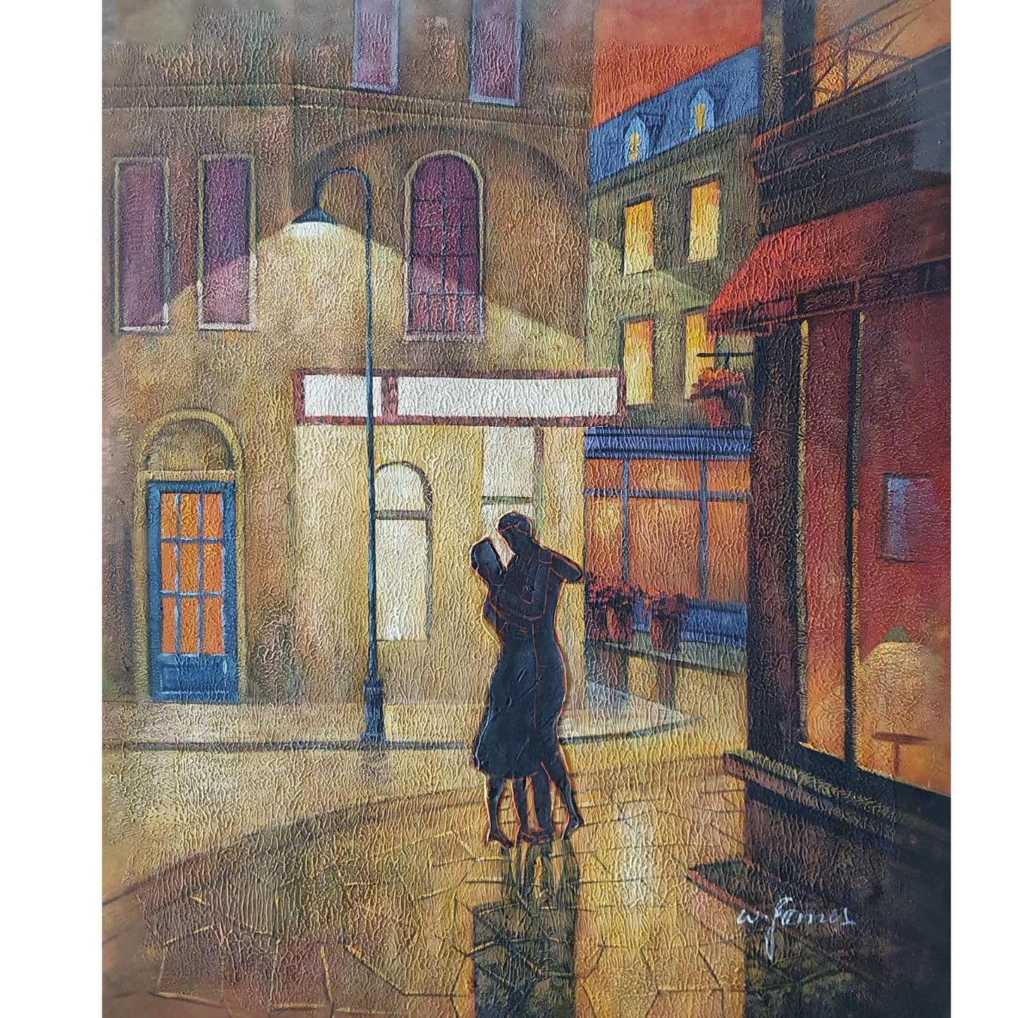Cuadro Diptico El Amor y la Calle  50x60 cm [2 piezas]