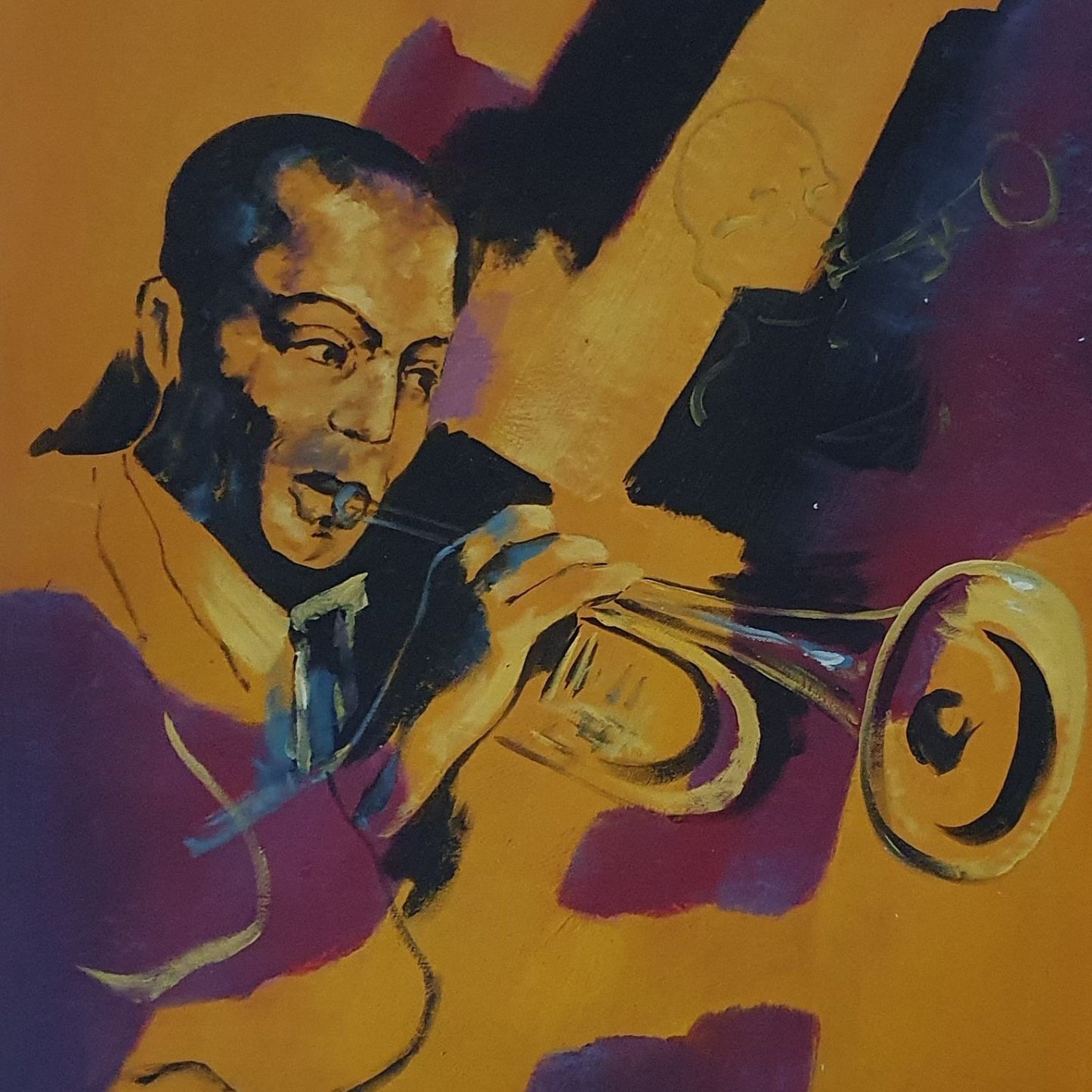 Cuadro Arte Pop Negro  50x60 cm