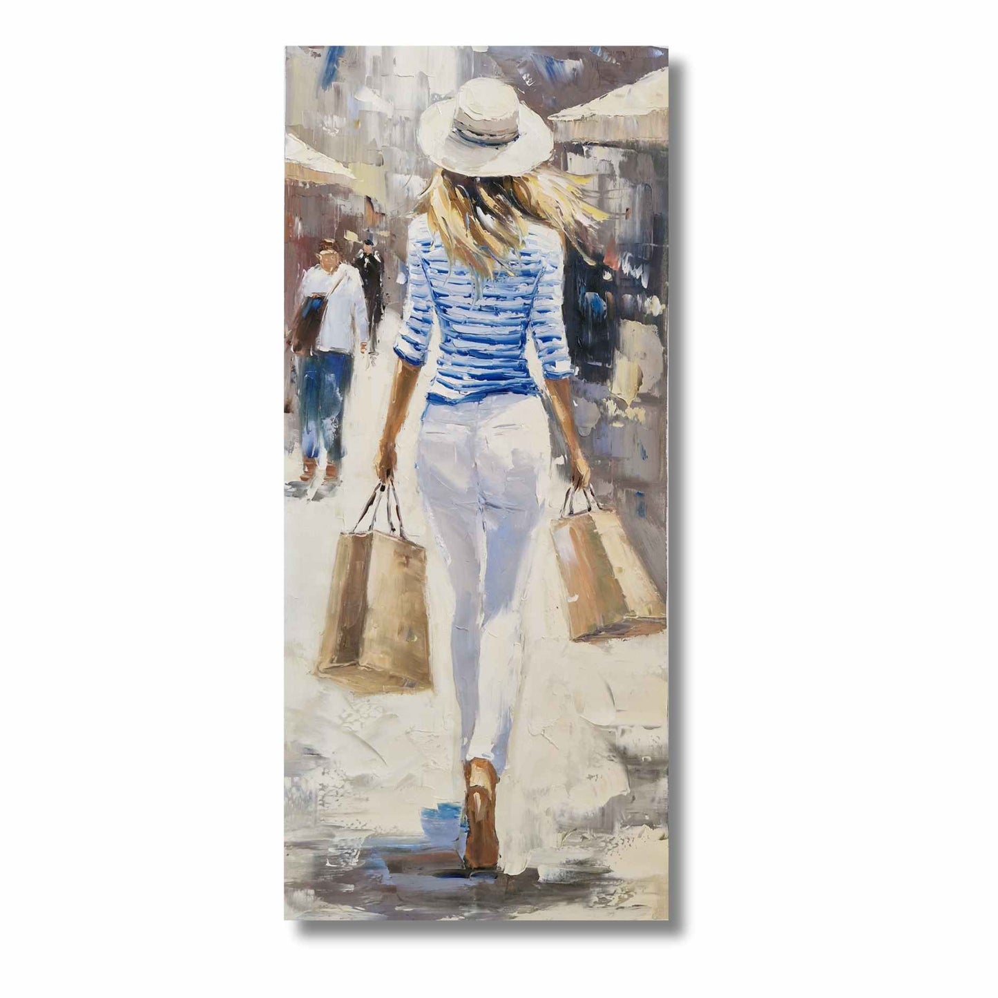 arte pintado a mano ciudad y moda

