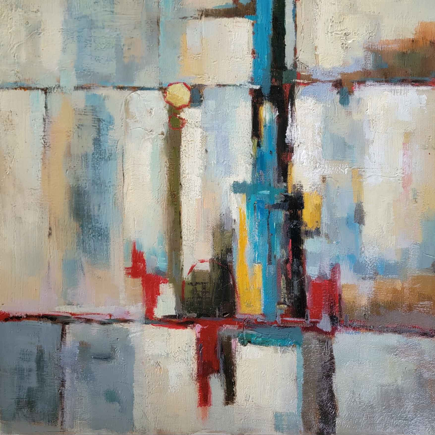 Cuadro Arte Abstracto Filomena 80x80 cm [2 piezas]