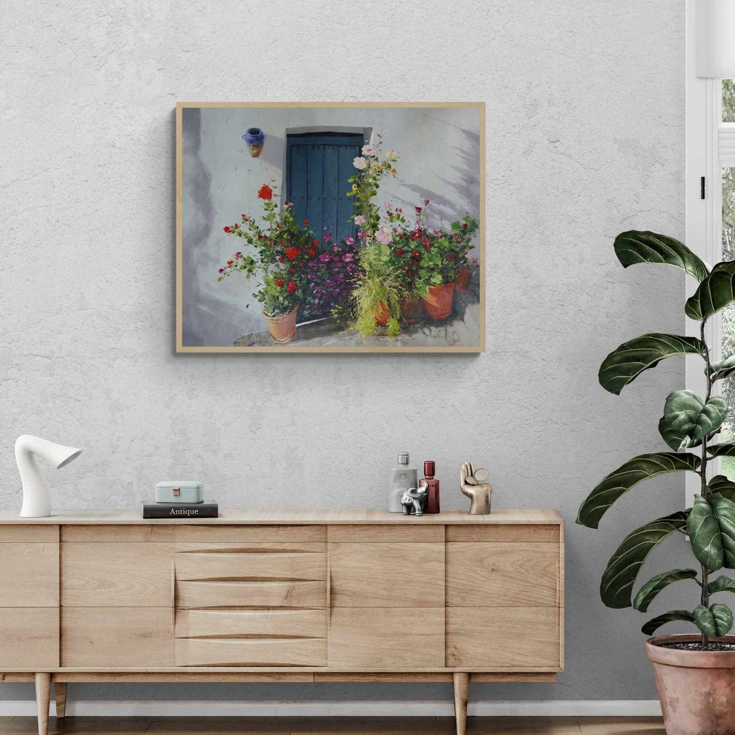 Pintura El Portal de las Flores 