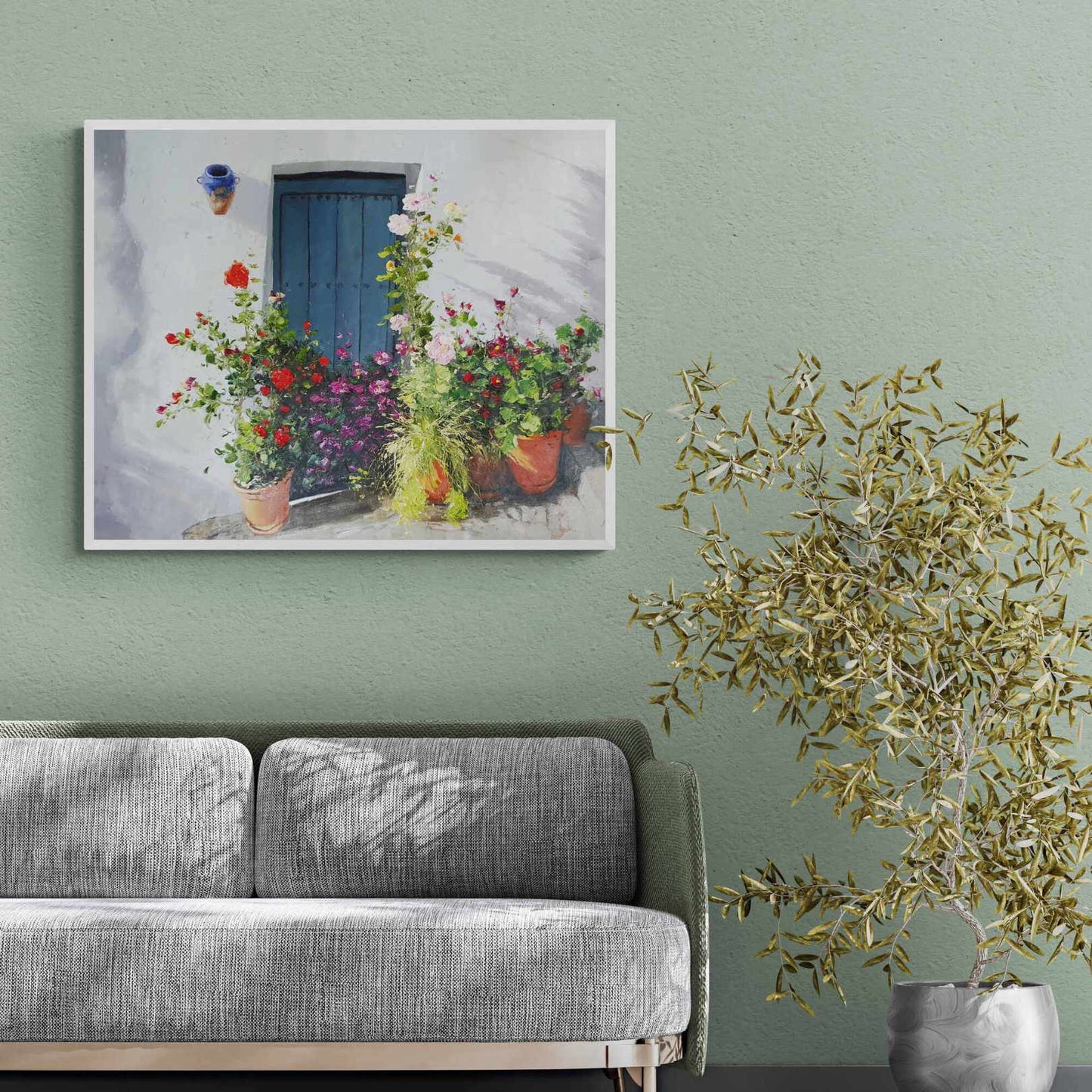 Pintura El Portal de las Flores 01