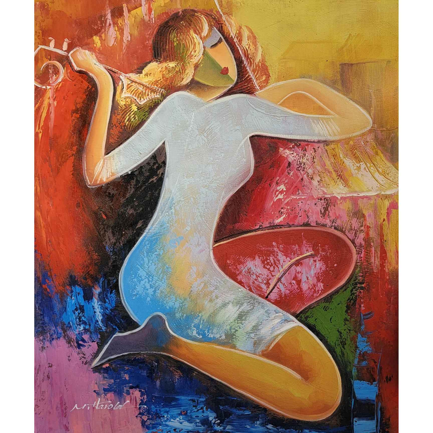 Cuadro Diptico Por Amor Al Arte 50x60 cm [2 piezas]