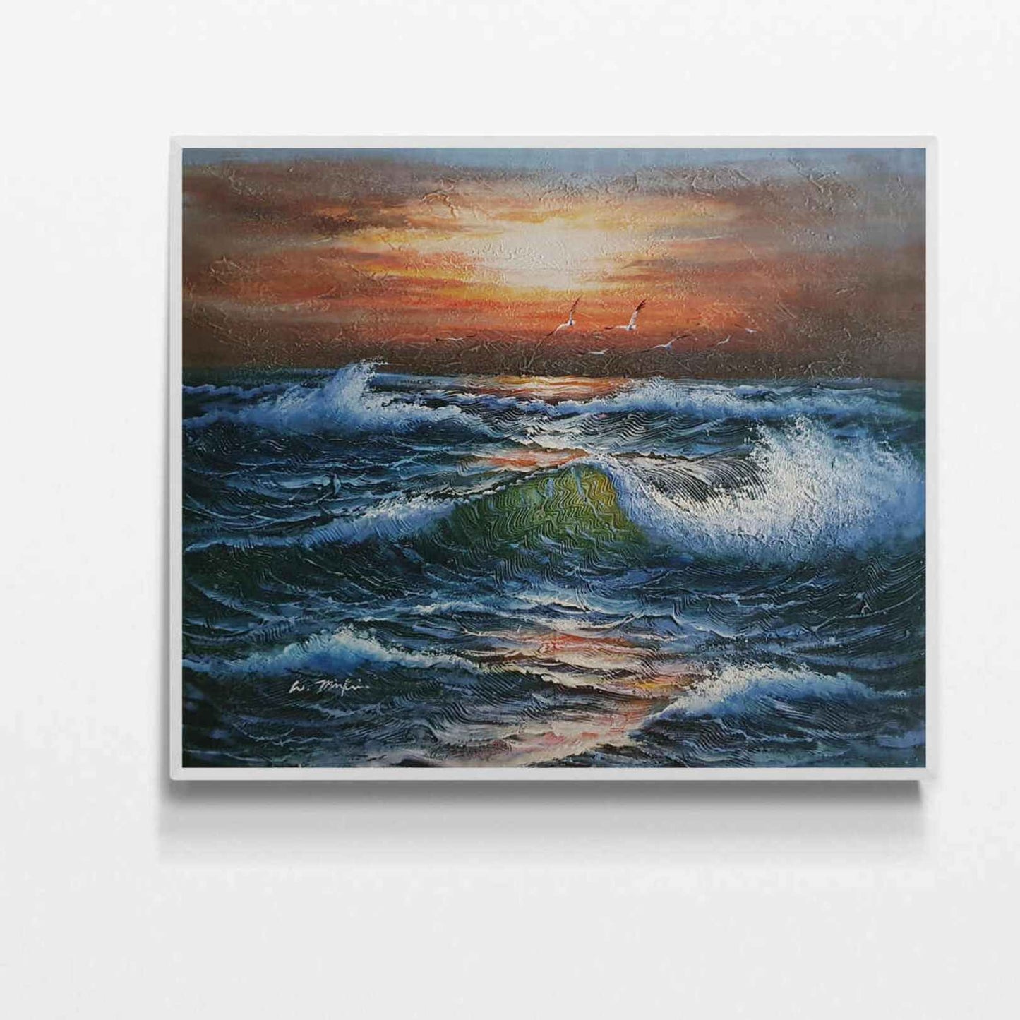 Pintura al Oleo Mar 60x50 cm