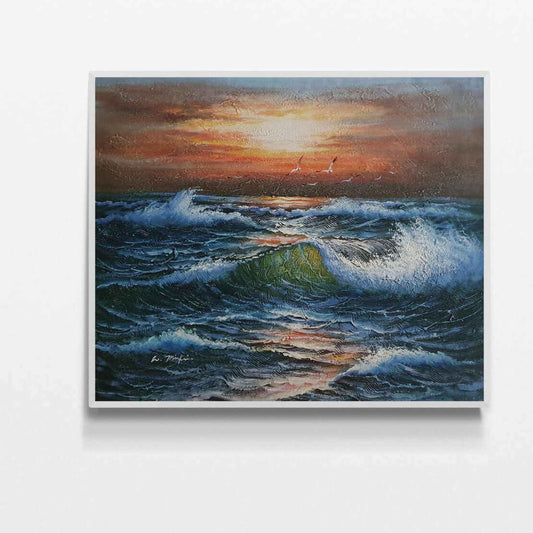 Pintura al Oleo Mar 60x50 cm
