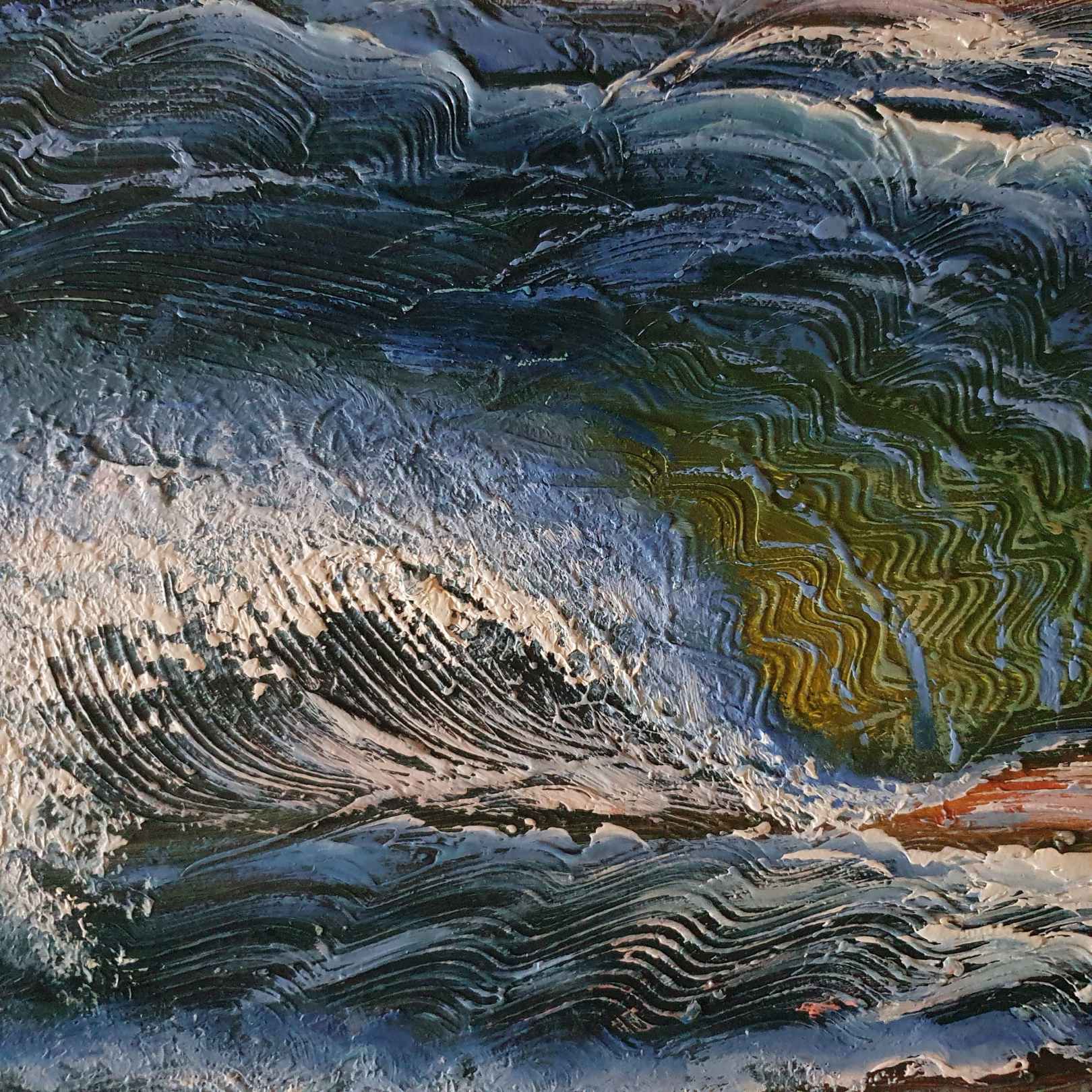 Pintura al Oleo Mar 60x50 cm