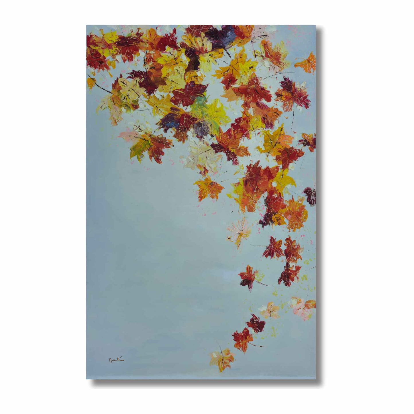 Pintura la caida en otono 70x110 cm [ 2 piezas ]