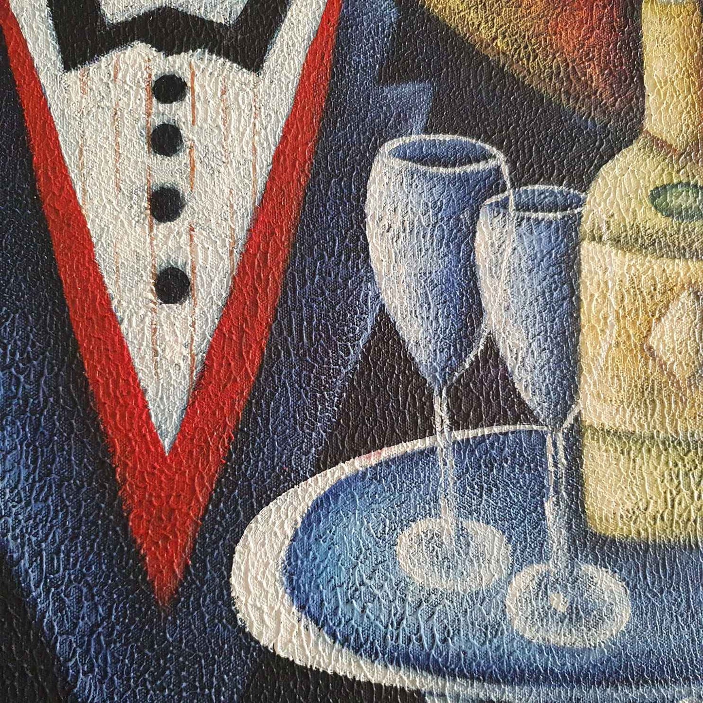 Triptico decorativo pintado a mano para cocina o restaurante