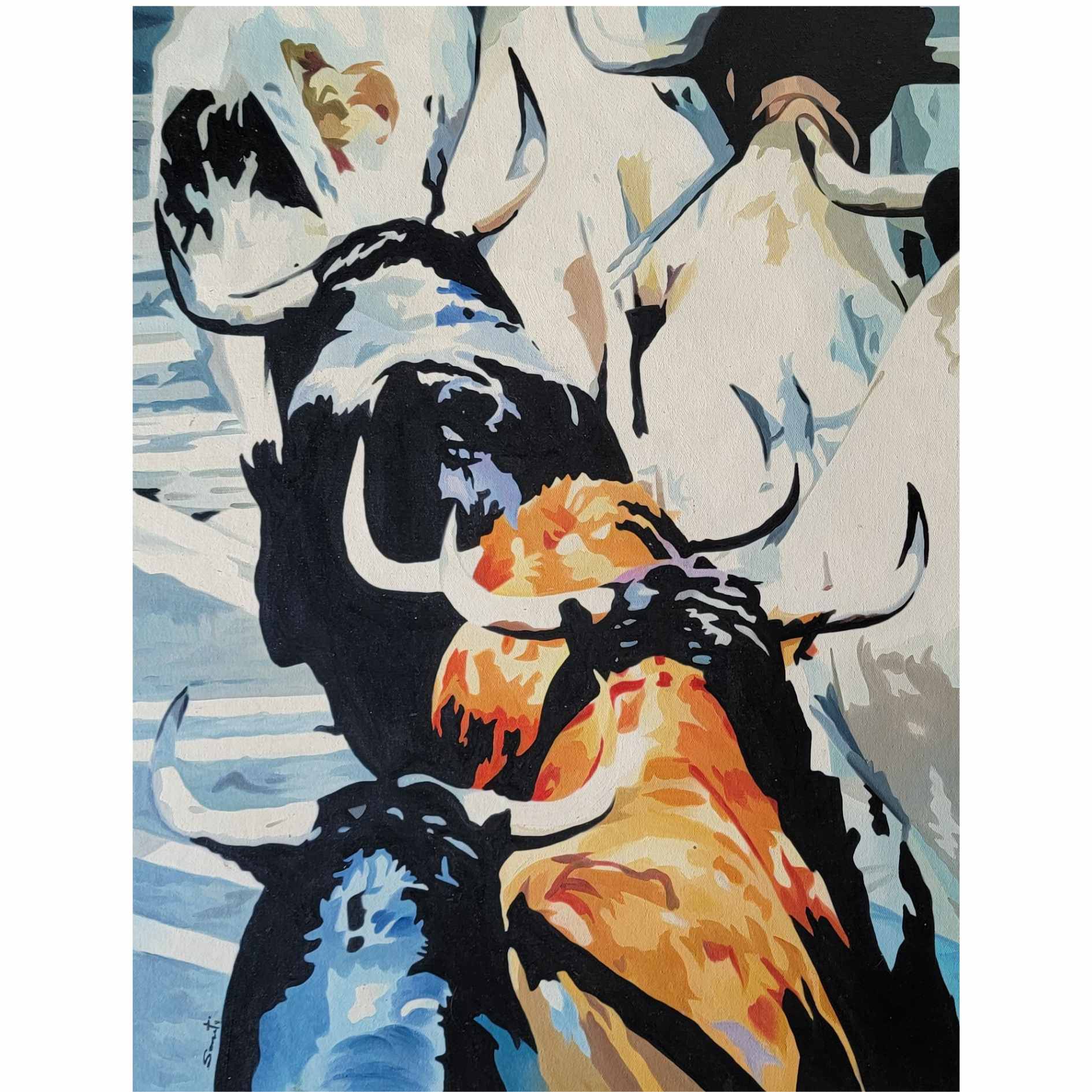 cuadro san fermin toro 