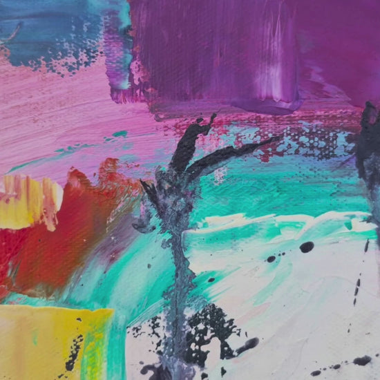 Cuadro abstracto colores