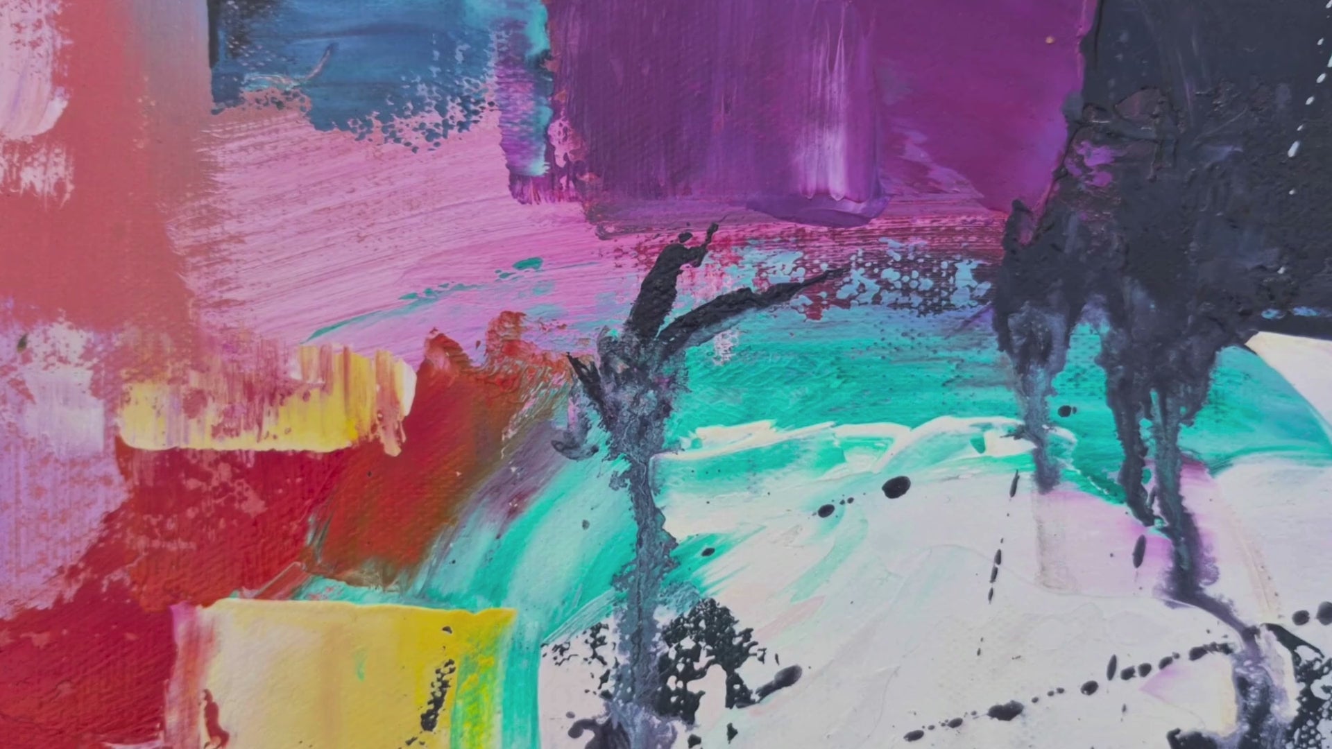 Cuadro abstracto colores