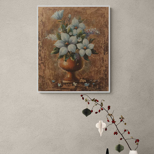 Dekoratives Blumengemälde 50x60 cm