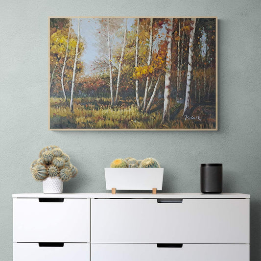 Gemälde „Verlorener Wald“ 90x60 cm
