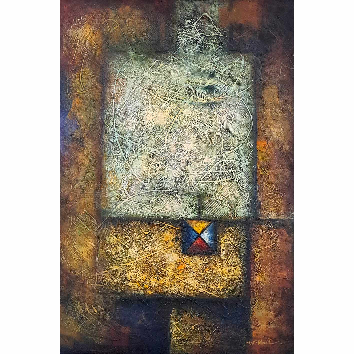 Cuadro Díptico Abstracto Genio  60x90 cm [2 piezas]