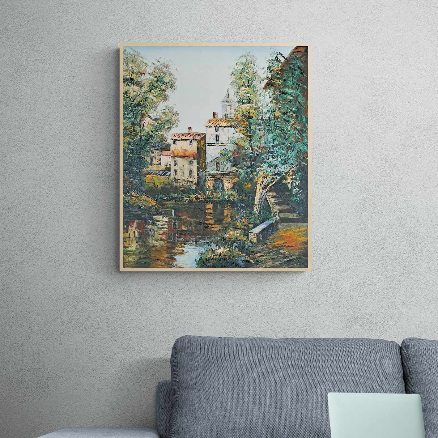 Naturdörfer-Gemälde 50x60 cm
