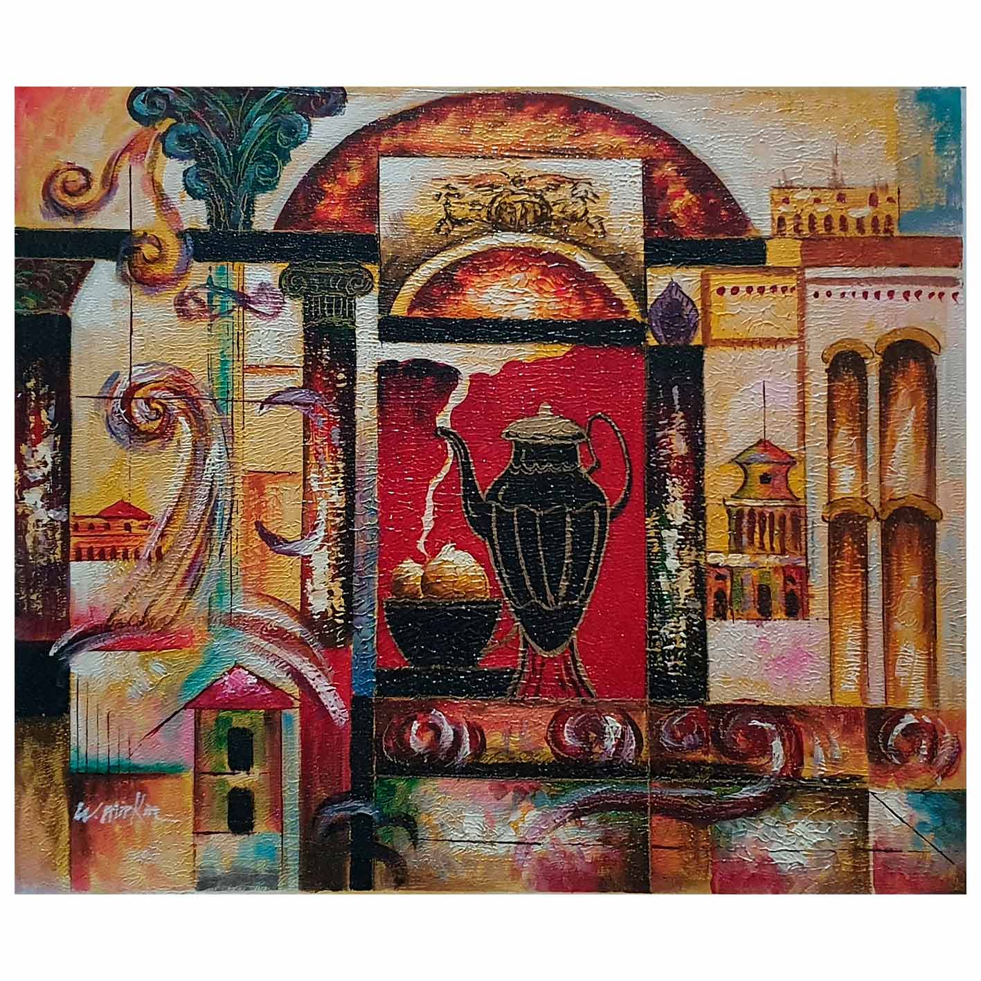 Cuadro Bodegon Colais 60x50 cm