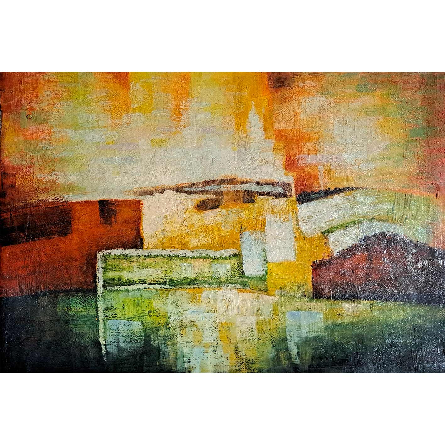 Cuadro Abstracto Reversible  60x90 cm