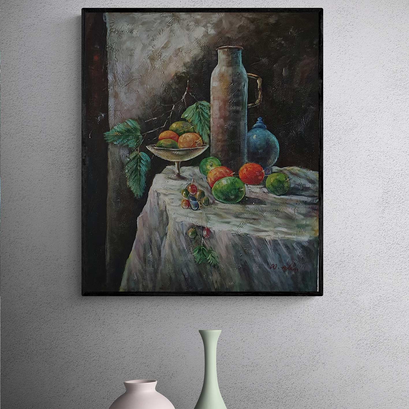 Cuadro Bodegon Composicion  50x60 cm
