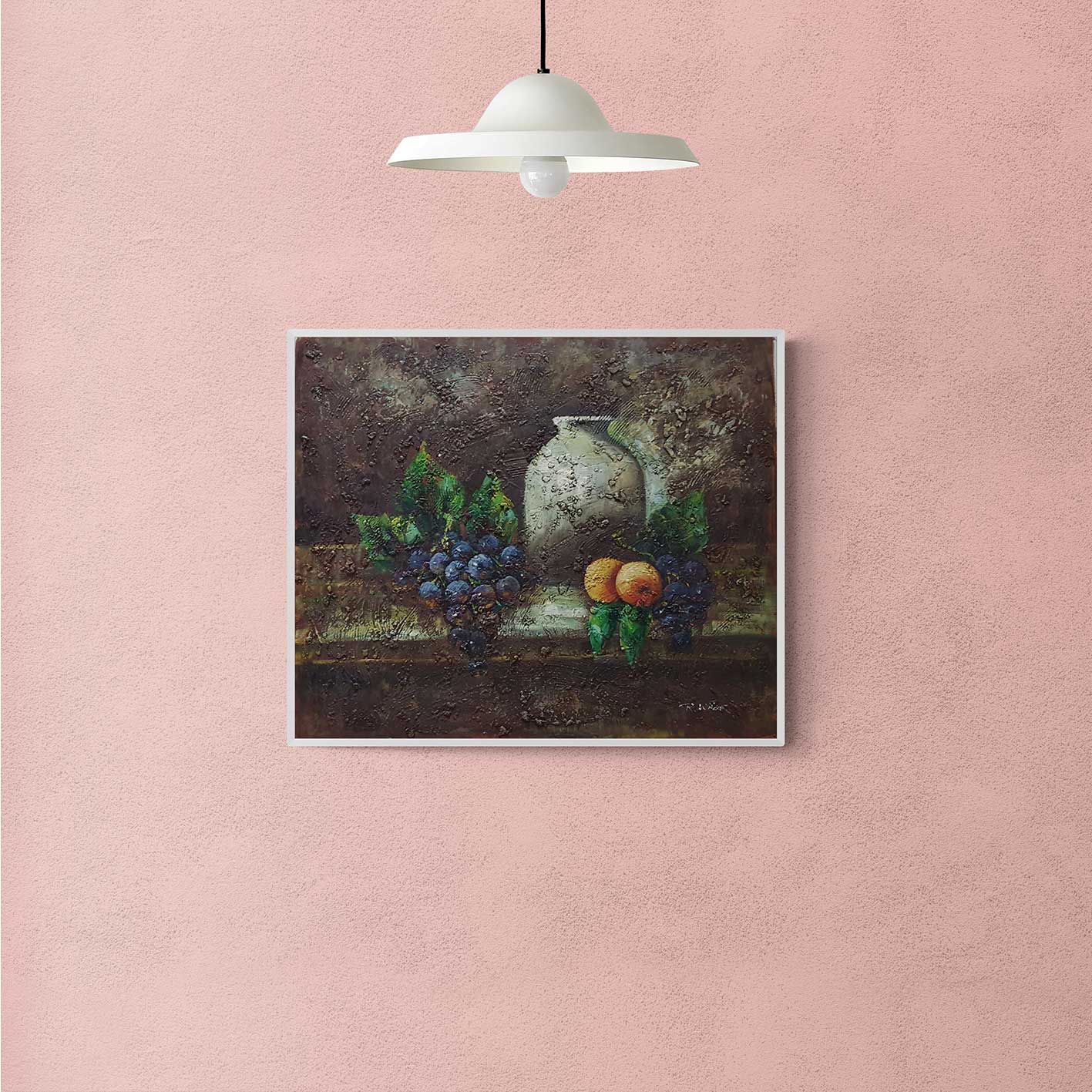 Cuadro Bodegon Elegante 60x50 cm