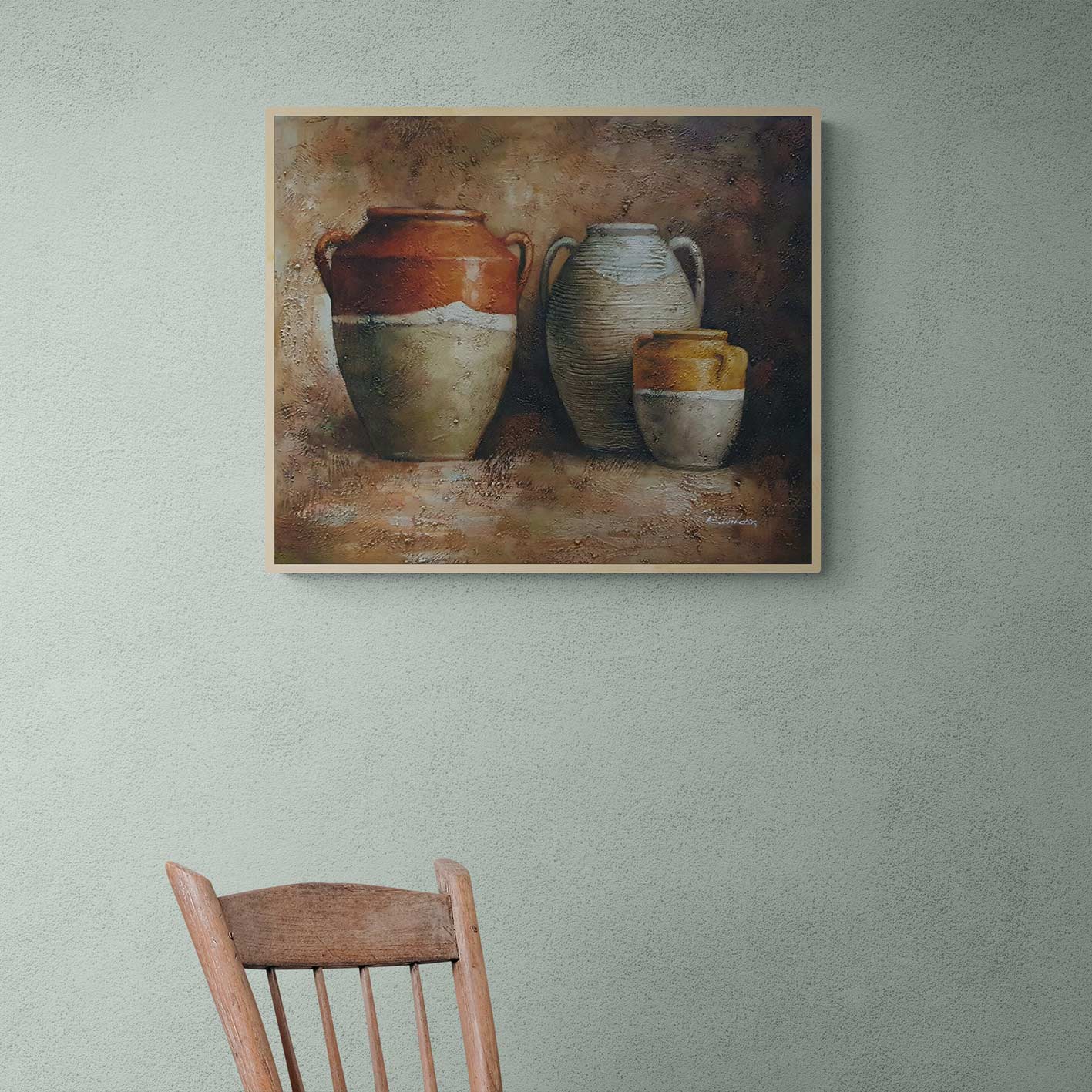 Cuadro Bodegon Realista  60x50 cm