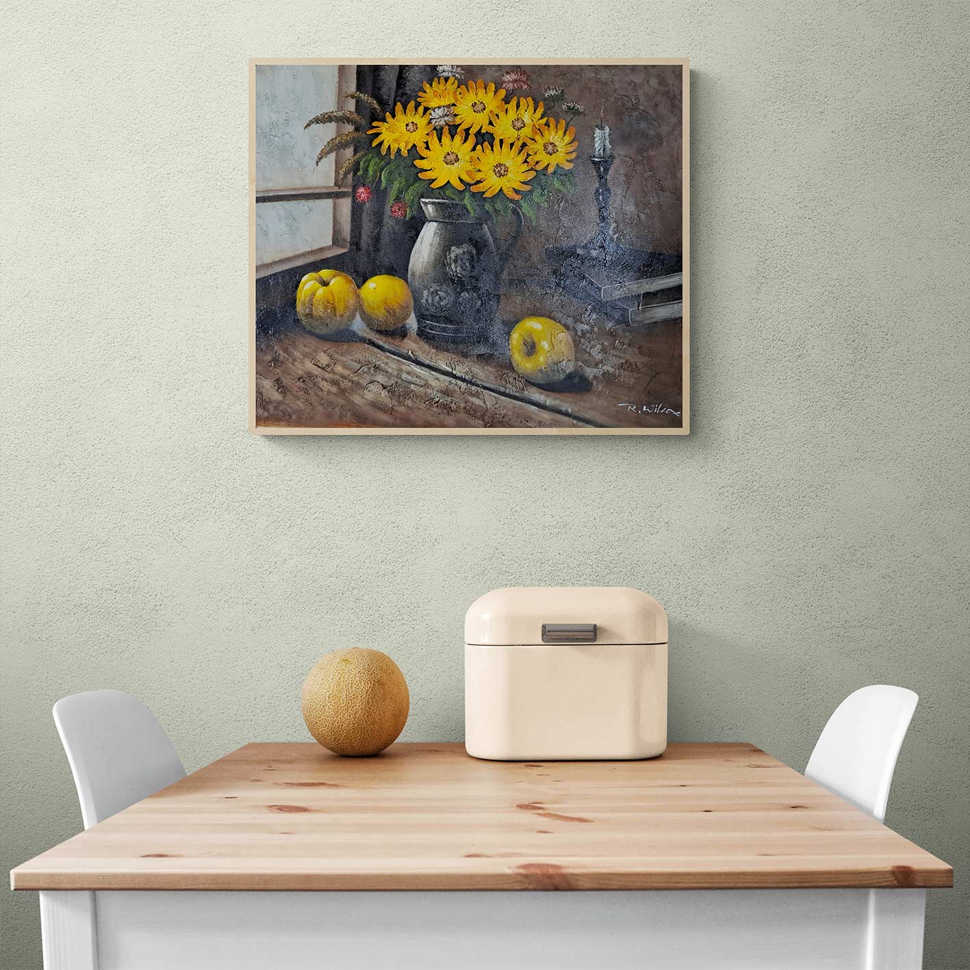 Cuadro Bodegon Limonero 60x50  cm